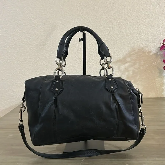 Coach F33806 Black Colette 2-way Satchel Shoulder Handbag - Picture 2 of 14